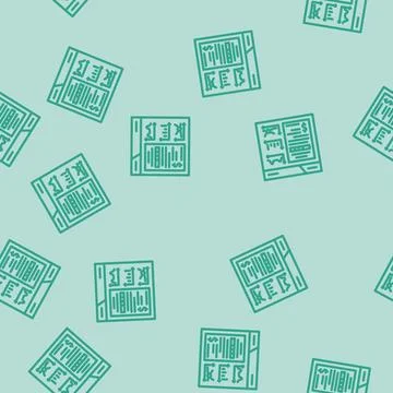 Business intelligence process line vector seamless pattern イラスト素材