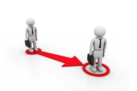 Business Interaction Illustrazione stock