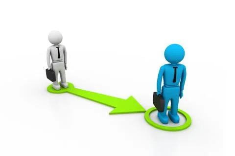 Business Interaction Stock Illustration