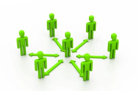 Business Interaction Illustrazione stock