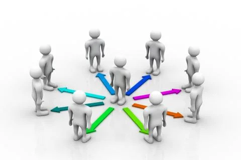 Business Interaction Stock Illustration