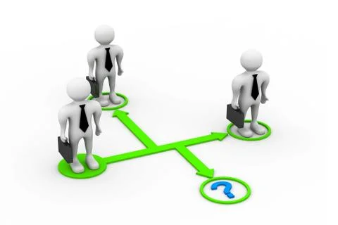 Business Interaction. Stock Illustration