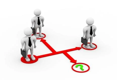 Business Interaction. Stock Illustration