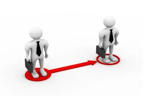 Business Interaction. Stock Illustration
