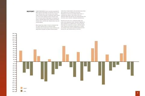 Business interface with graphs and data Stock Illustration