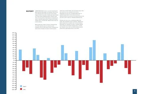 Business interface with graphs and data イラスト素材