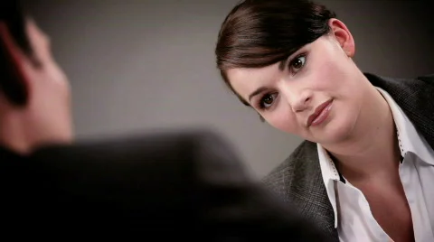Business interview Stock Footage 344864