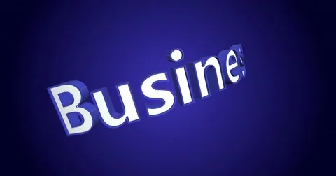 Business investment text loop Video stock 83457526
