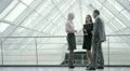 The business (job) collective meeting: man and women HD Footage