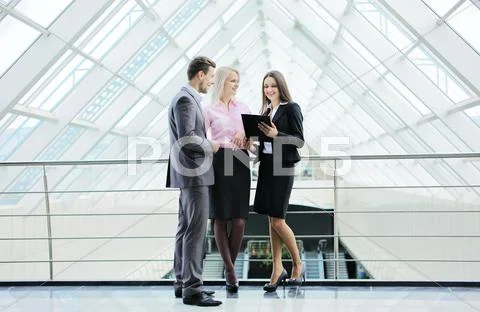 The business (job) collective meeting: man and women Stock Photos