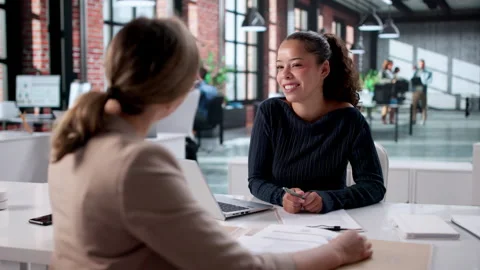 Business Job Interview Handshake Stock Footage 328398699