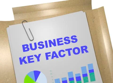 Business Key Factor concept イラスト素材