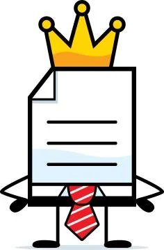 Business king Stock Illustration