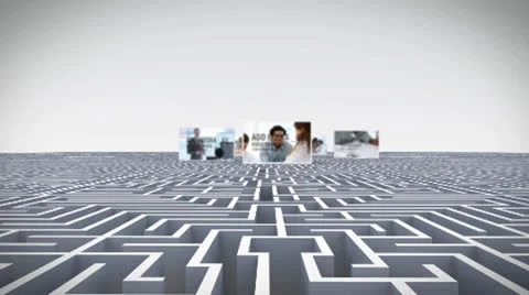 Business Labyrinth - AE Version 4 Stock After Effects