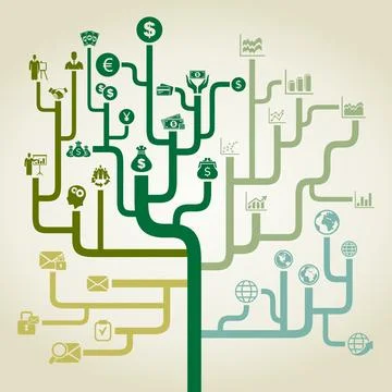 Business a labyrinth Stock Photos