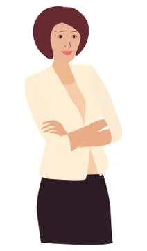 Business lady. Stock Illustration