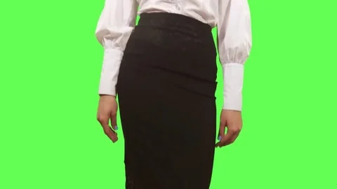 Business lady making notes of necessary information Stock Footage 78534078