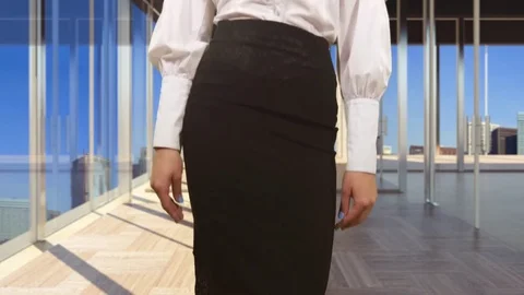 Business lady making notes of necessary information Stock Footage 78534086