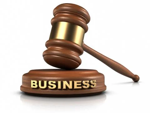 Business law Stock Illustration