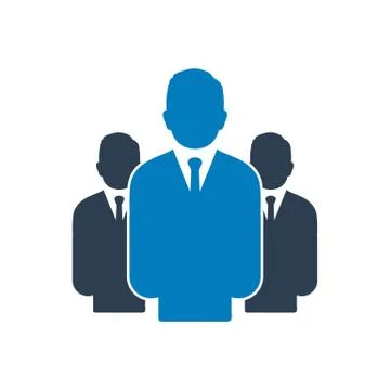 Business Leader Icon. Editable Vector EPS Symbol Illustration. Stock Illustration