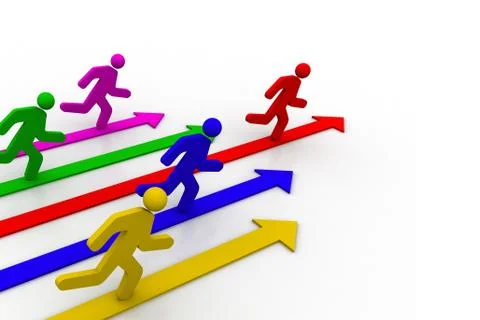 Business leading Stock Illustration