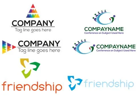 Business logo set  - EPS format available. イラスト素材