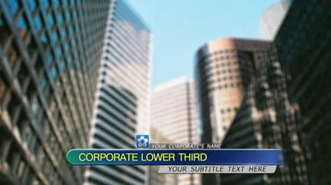 Business Lower Third Stock After Effects