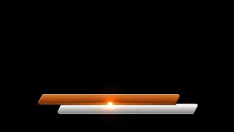 Business Lower Third Orange Stock-Footage 95218114