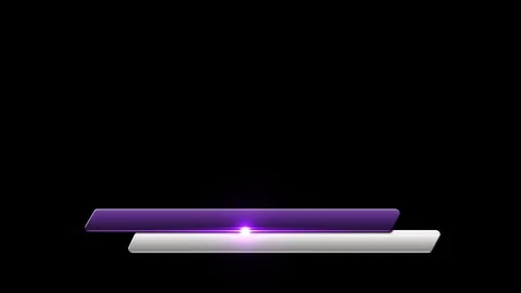 Business Lower Third Purple Stock-Footage 95218526
