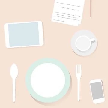 Business lunch イラスト素材