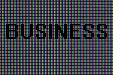 BUSINESS, macro pixels Stock Photos