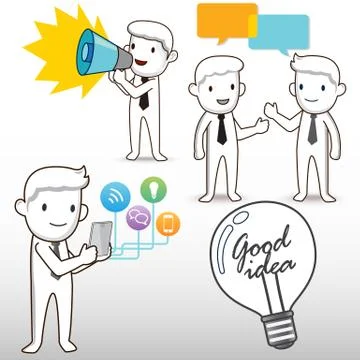 Business Man - Action Stock Illustration
