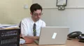 Business man becomes upset HD Footage