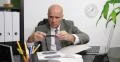 Business Man Cell Phone Scan File Documents Send by Mail Using Web Application 4k or 4k+ Resolution
