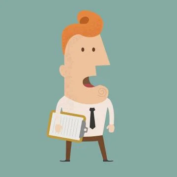 Business man check , eps10 vector format Stock Illustration