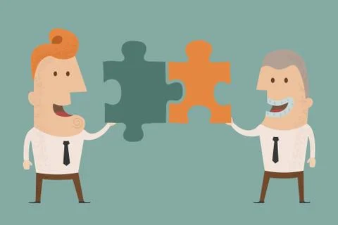 Business man connection , eps10 vector format Stock Illustration