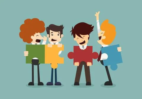 Business man connection Stock Illustration