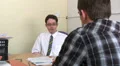 Business man in discussion with client HD Footage