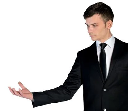 Business man empty hand Photos