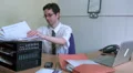 Business man finds documents HD Footage