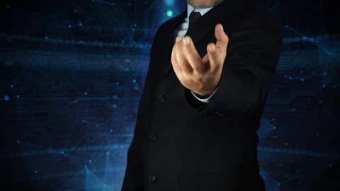 Business man Globalization and objevtive concept Vídeo Stock 85326477