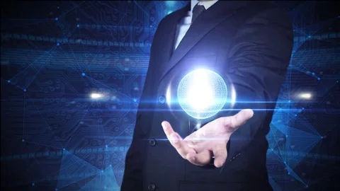 Business man Globalization and process concept Stock Footage 85326481