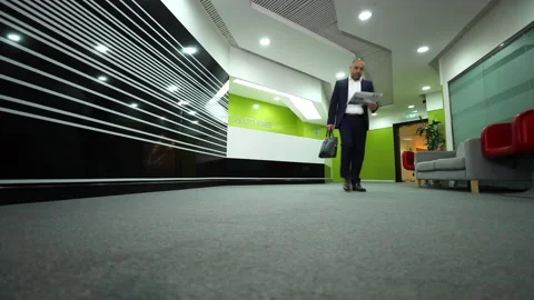 Business man going to work Stock Footage 146586161