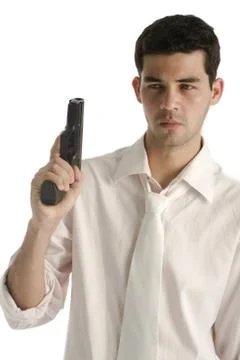 Business Man Gone Mad Stock Photos