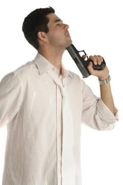 Business Man Gone Mad Stock Photos