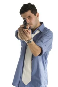 Business Man Gone Mad Stock Photos