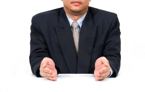 Business man hand checking the to do list. Stock Photos