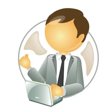 Business man Stock Illustration