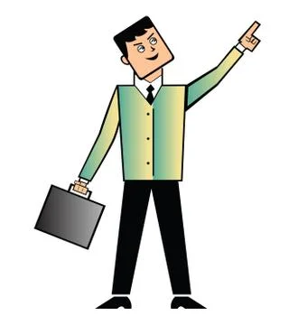 Business man Illustrazione stock