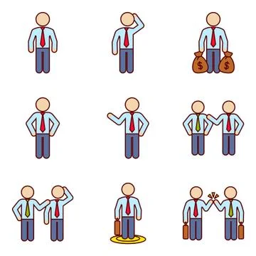 Business Man Illustrazione stock